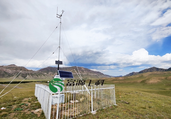 新疆溫泉縣氣象局天然氧吧負(fù)氧離子監(jiān)測站