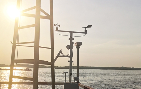 中鐵大橋局巢馬城際鐵路項目氣象水文觀測站