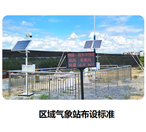 區域氣象站布設標準